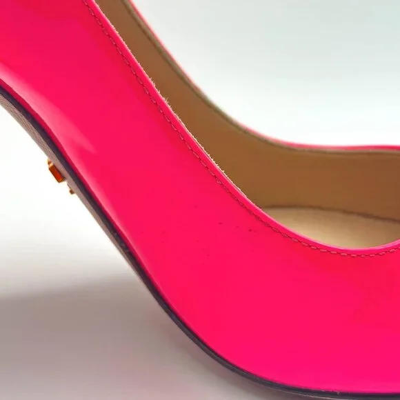 Prada Neon Pink Pumps- Size 36.5 - Picture 11 of 14
